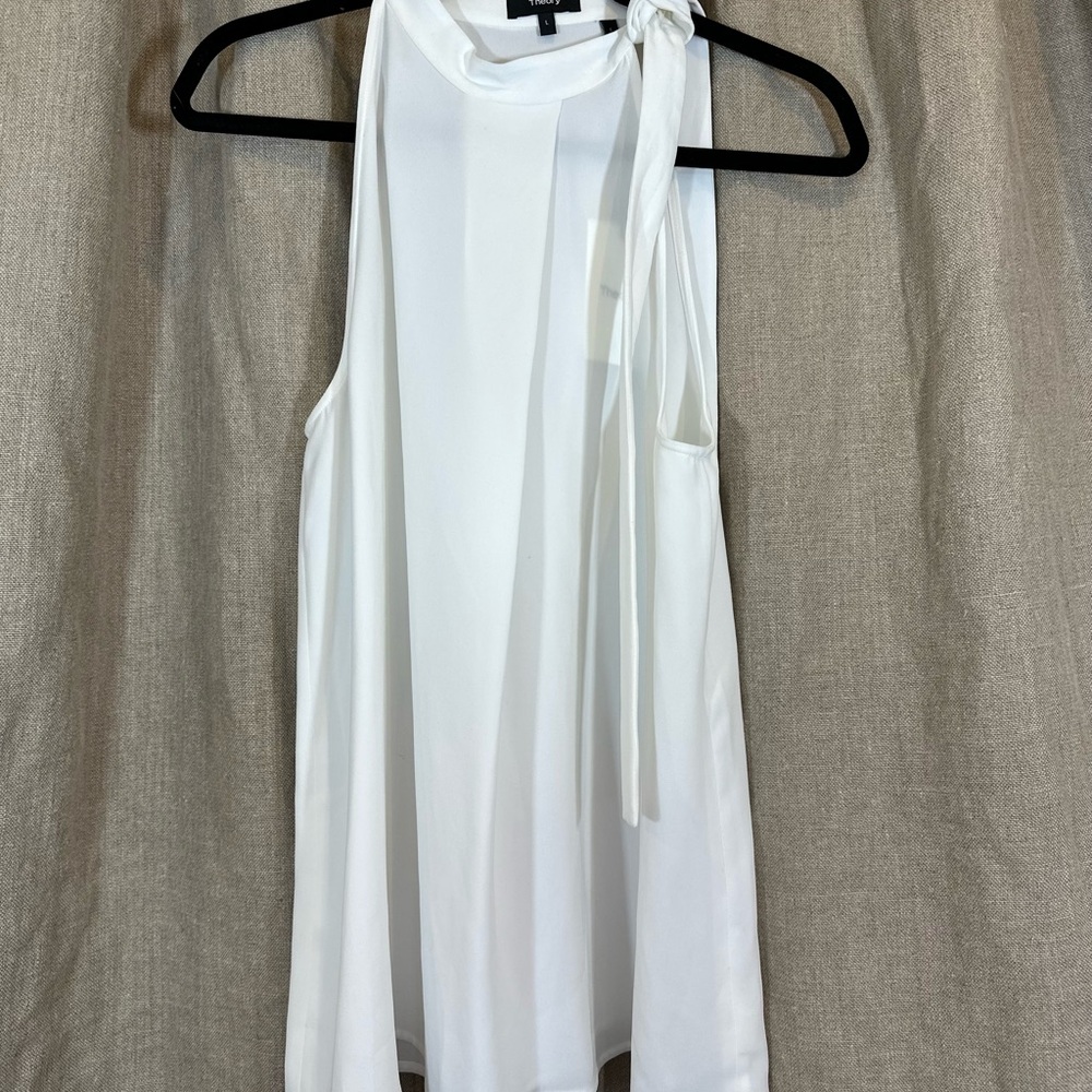 Elegant White Sleeveless Top